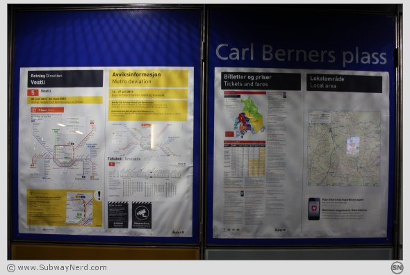 Carl Berners Plass fra Spor 1. Retning Vestli. Ingen tvil om den saken. Foto: SN.