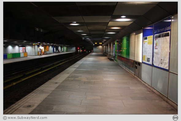Endedelen av Spor 2. I vestgående retning. Foto: SN.
