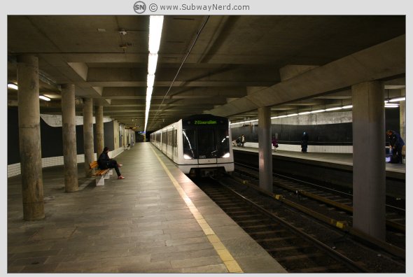 Der kommer Linje 2 til Ellingsrudåsen. Foto: SN.