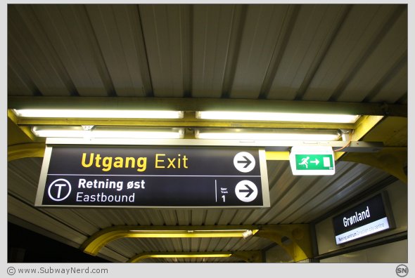 Skiltingen er det ingenting å si på. Foto: SN.