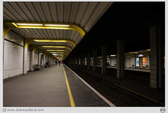 Oversiktbilde over Spor 2. Fra vestlig endestykke på "krabbenivå" mot Tøyen. Foto: SN.