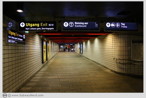 Adkomstpunktene til Spor 2 sett fra vestlig endedel. Foto: SN.