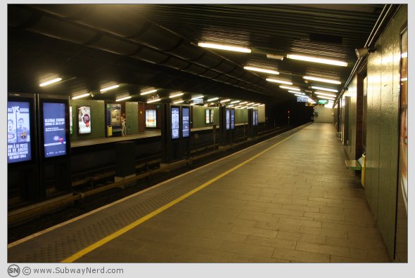 Mot det nord-østlige endestykket på Spor 1. Foto: SN.