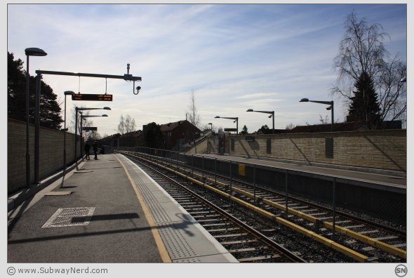 Spor 2 mot 1. Her møtes endestykkene til sør-øst og vest. Foto: SN.