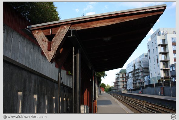 Litt av leskuret på Spor 1. Foto: SN.