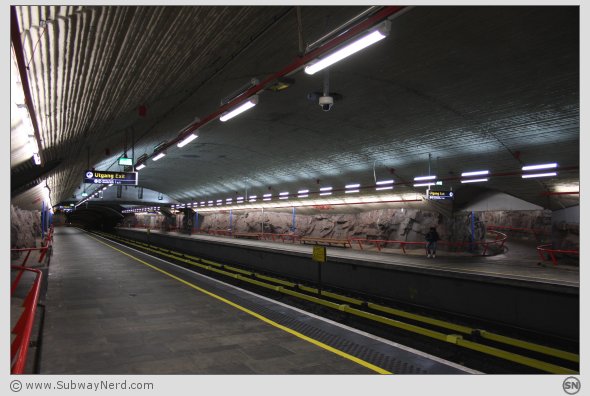 Fra Spor 2 mot 1. Nesen er atter en gang vendt mot nord. Foto: SN.