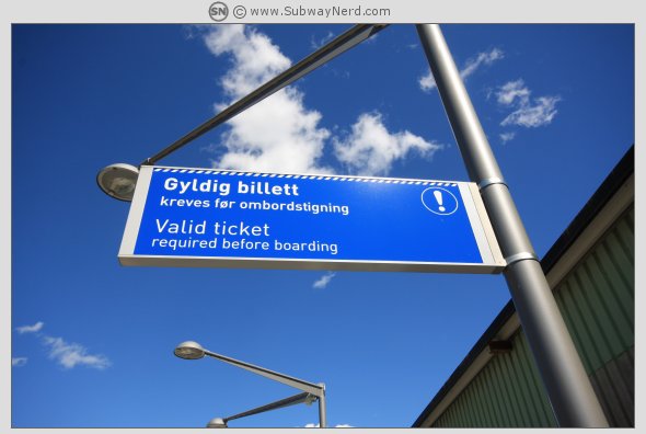 Klar tale på Spor 1 til de reisende. Foto: SN.