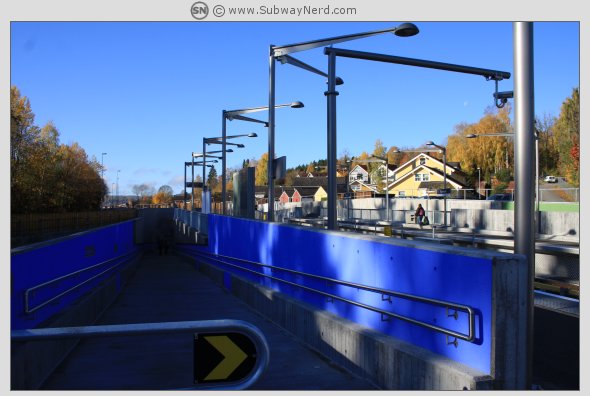 Det fjerde av Spor 1 sine fem adkomstpunkter. Foto: SN.