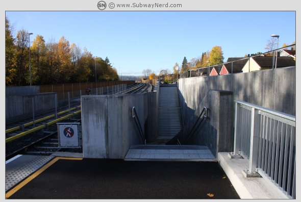 Da går ferden videre mot Spor 1. Foto: SN.