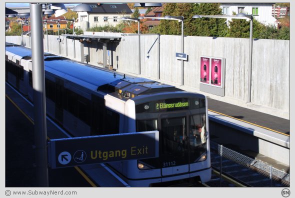 Heisann! Der er jo T-banen. Men det går alltid en til. Minst. Foto: SN.