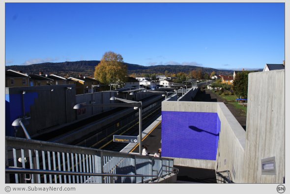 Oversiktsbilde fra adkomstpunktet ned til Spor 2. Foto: SN.