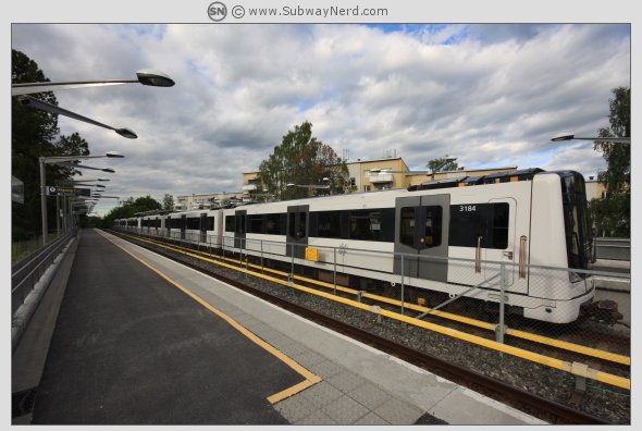 T-banen på Spor 2. Foto: SN.