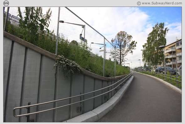 Så nærmer man seg Spor 2. Foto: SN.