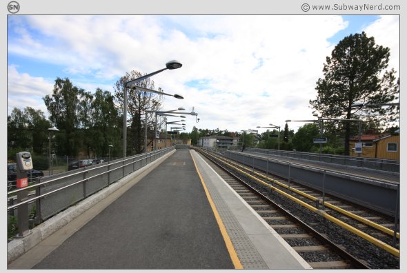 Litt mer av Spor 2 med nesen mot Karlsrud. Foto: SN.