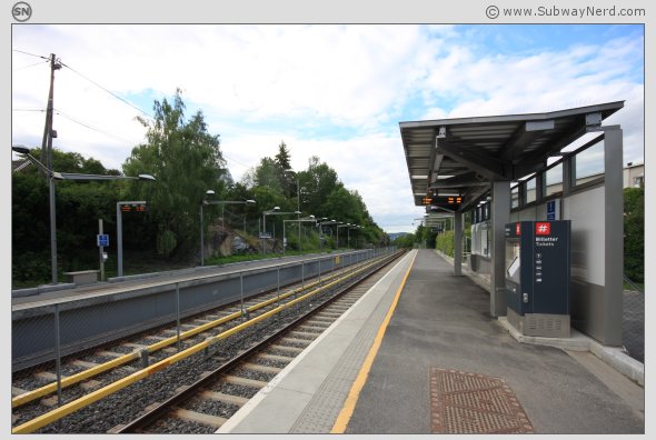 Ved midtpunktet på Spor 2. I billedretning mot Ryen og vest. Foto: SN.
