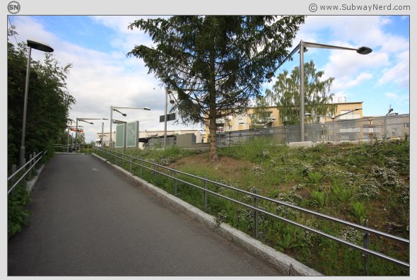 På vei fra Spor 1 mot Spor 2 og vest. Foto: SN.