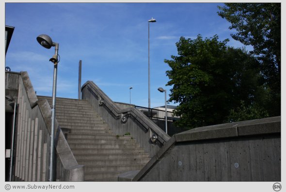 Ved to av fem adkomstpunkter på Spor 1. Foto: SN.