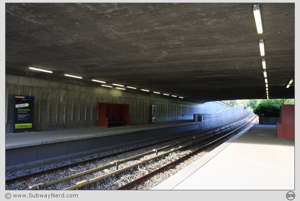 Mer av tunneldelen på Spor 1. I retning østover. Foto: SN.