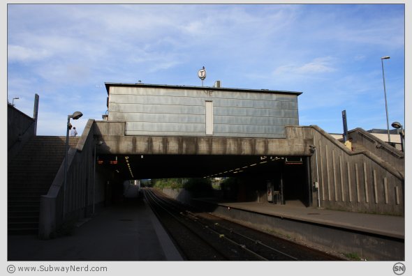 Mot tunneldelen på Spor 2 og endedelen. Foto: SN.