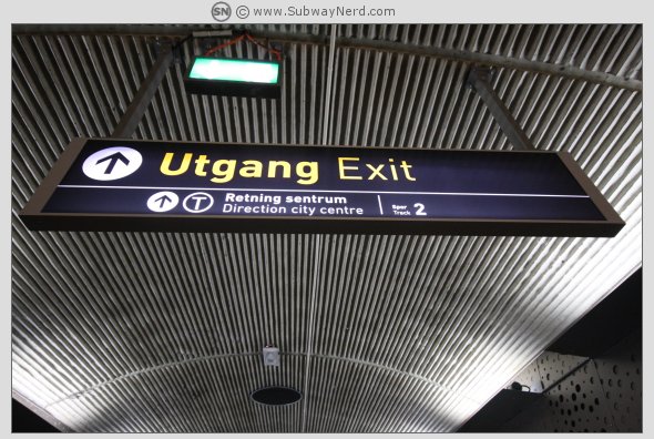 Nok en gang: skiltingen her er klar og tydelig. Foto: SN.