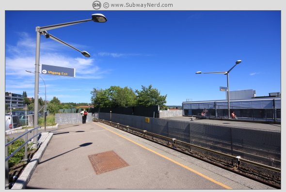 Med nesen vendt mot det nordøstlige endepunktet på Spor 2. Foto: SN.