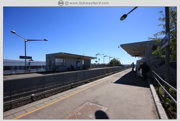 Ved midtpunktet på Spor 2 i vestlig retning. Foto: SN.